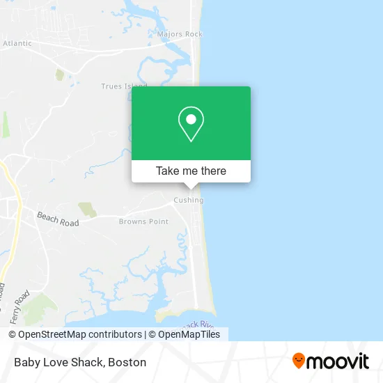 Baby Love Shack map