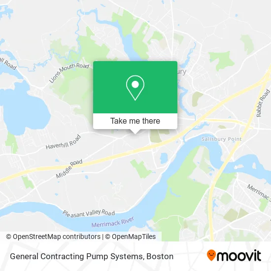 General Contracting Pump Systems map