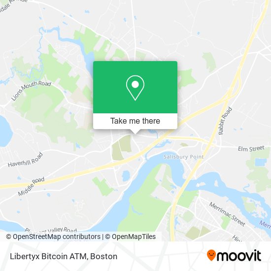 Mapa de Libertyx Bitcoin ATM