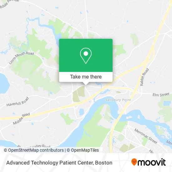 Advanced Technology Patient Center map