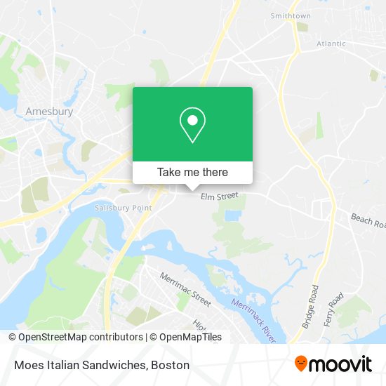 Mapa de Moes Italian Sandwiches
