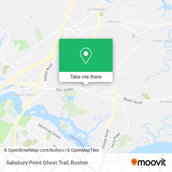 Mapa de Salisbury Point Ghost Trail