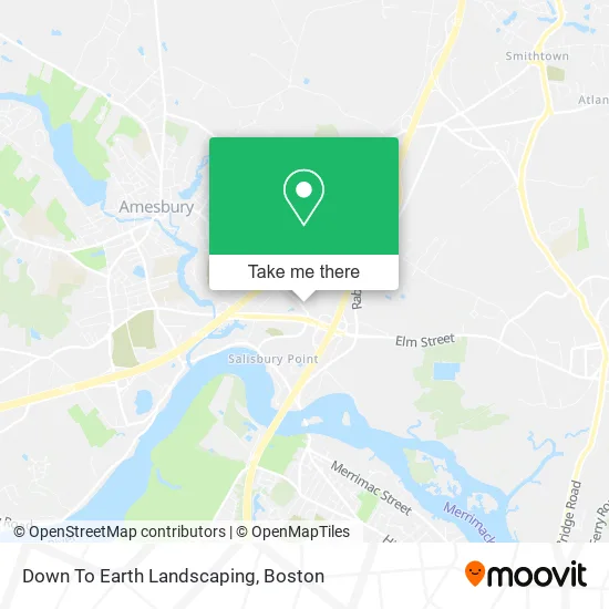Down To Earth Landscaping map