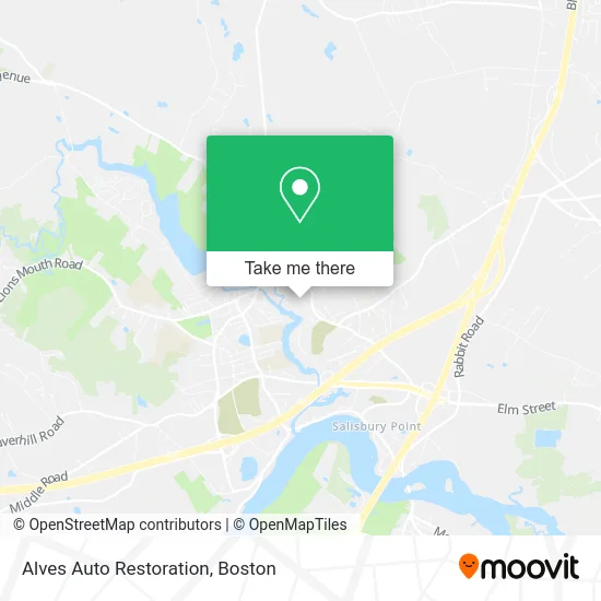 Alves Auto Restoration map
