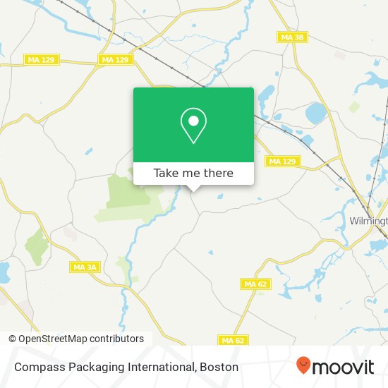 Mapa de Compass Packaging International