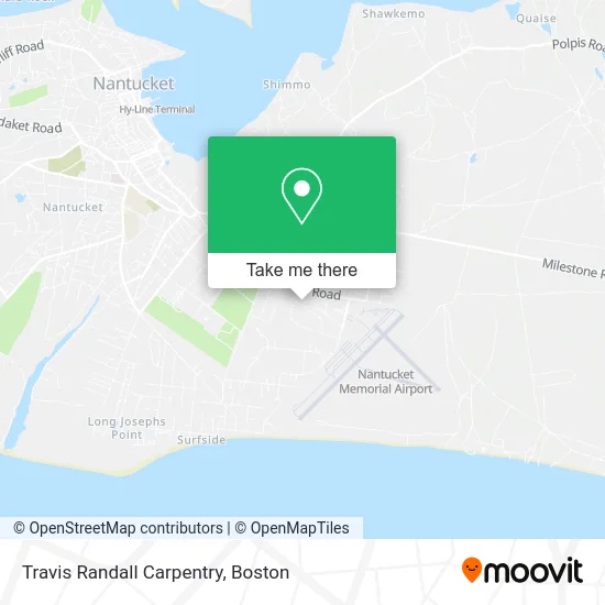 Travis Randall Carpentry map
