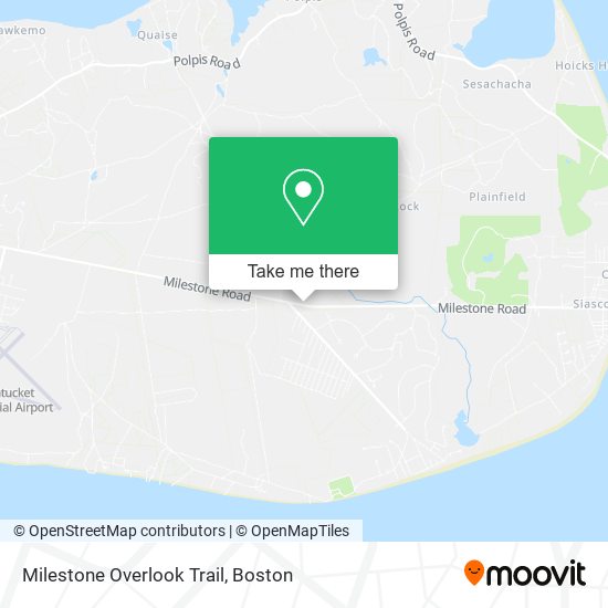 Milestone Overlook Trail map