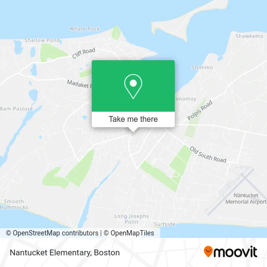 Nantucket Elementary map