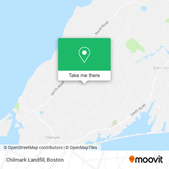 Chilmark Landfill map