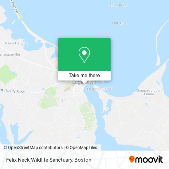 Felix Neck Wildlife Sanctuary map