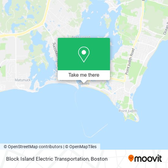 Block Island Electric Transportation map
