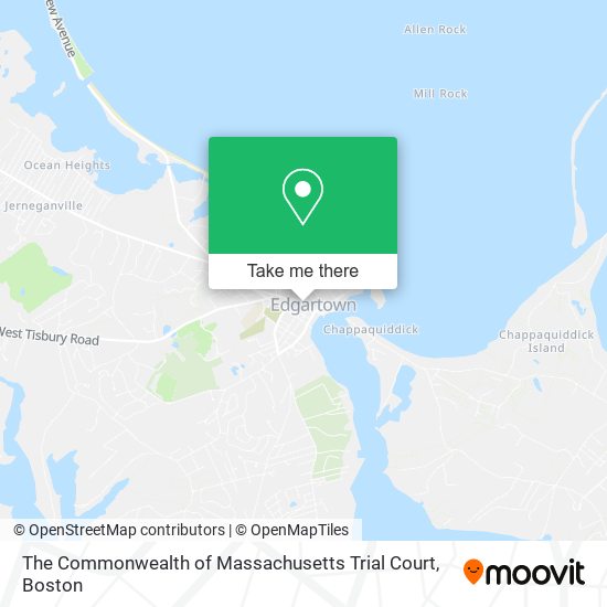 The Commonwealth of Massachusetts Trial Court map