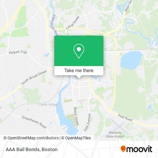 AAA Bail Bonds map