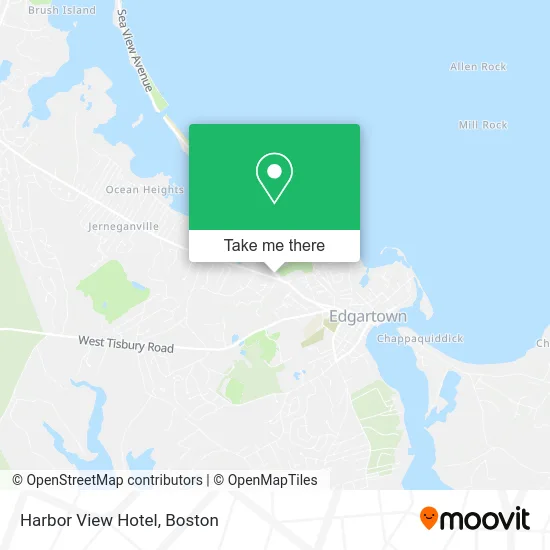 Harbor View Hotel map
