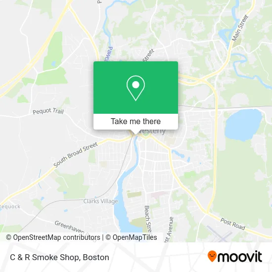 C & R Smoke Shop map