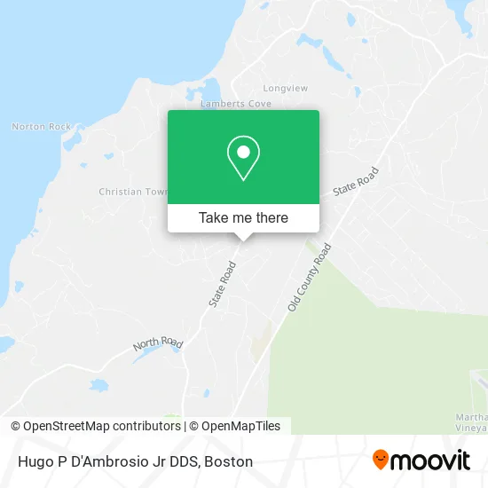 Hugo P D'Ambrosio Jr DDS map
