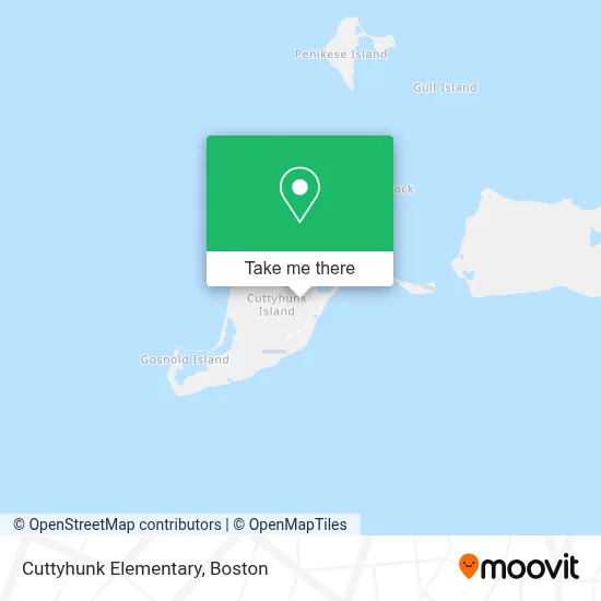 Cuttyhunk Elementary map