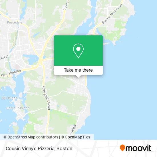 Cousin Vinny's Pizzeria map