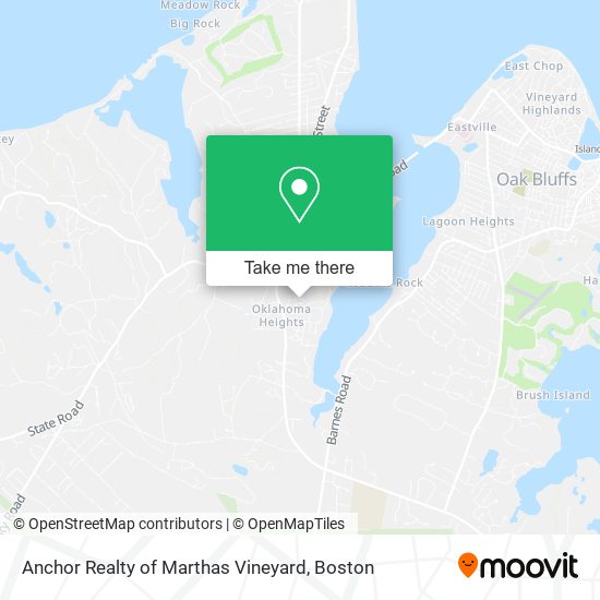 Mapa de Anchor Realty of Marthas Vineyard