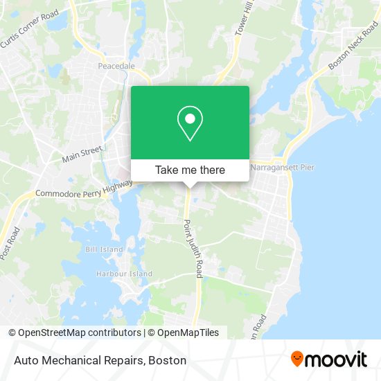 Auto Mechanical Repairs map
