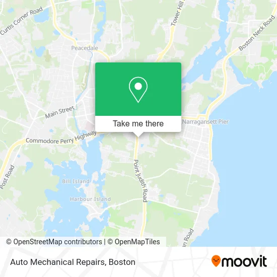 Auto Mechanical Repairs map