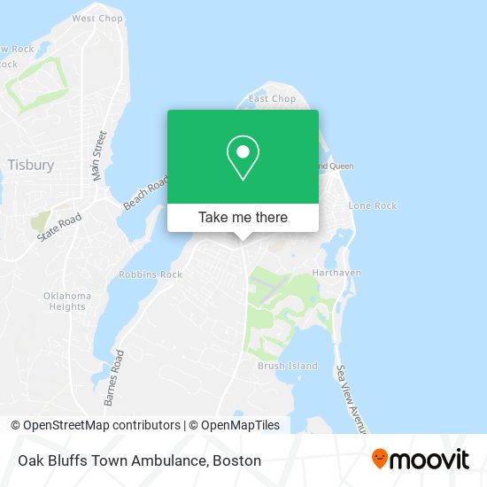 Mapa de Oak Bluffs Town Ambulance