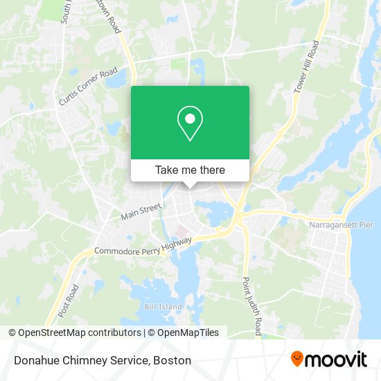 Donahue Chimney Service map