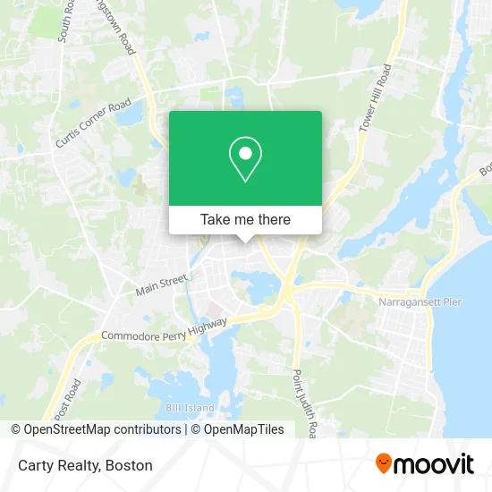 Carty Realty map