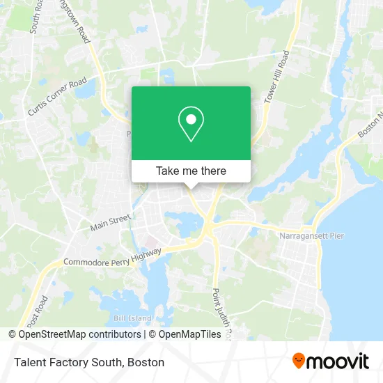 Talent Factory South map