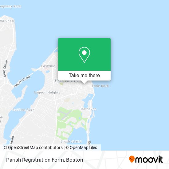 Parish Registration Form map