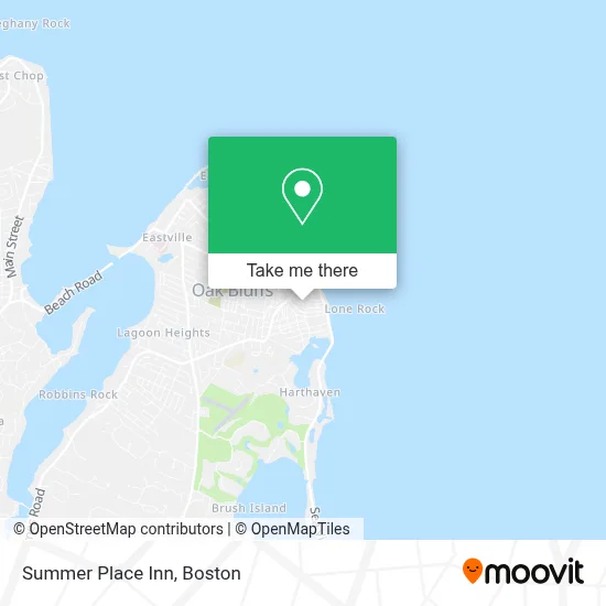 Summer Place Inn map