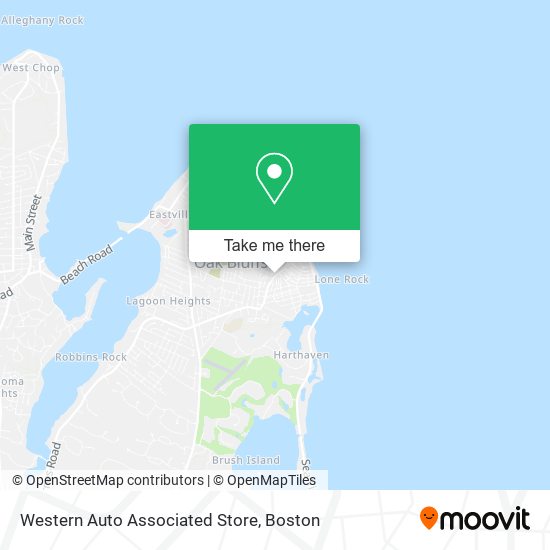 Western Auto Associated Store map