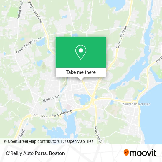 O'Reilly Auto Parts map
