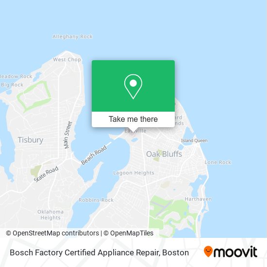 Bosch Factory Certified Appliance Repair map