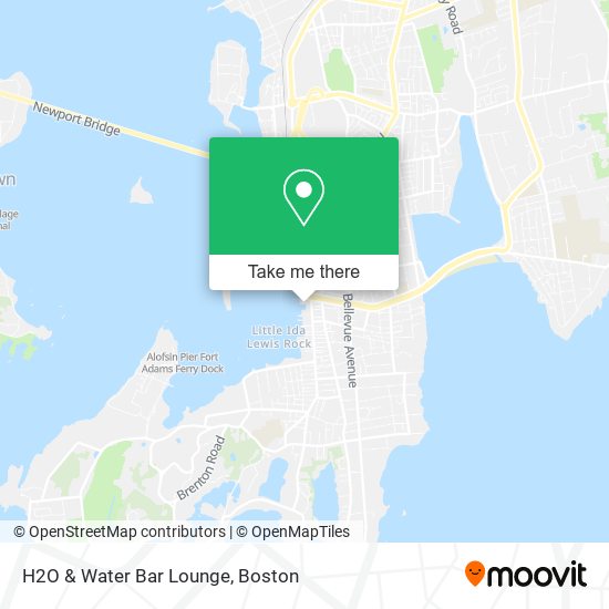 Mapa de H2O & Water Bar Lounge