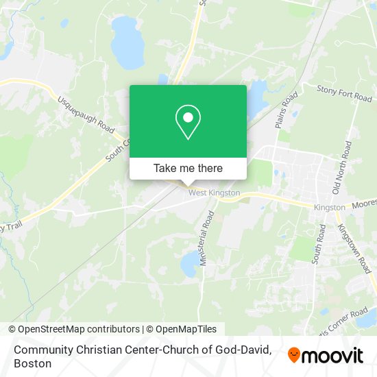 Community Christian Center-Church of God-David map