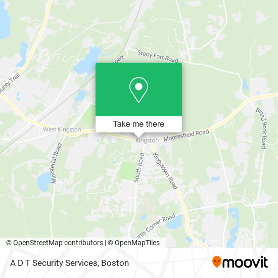 A D T Security Services map