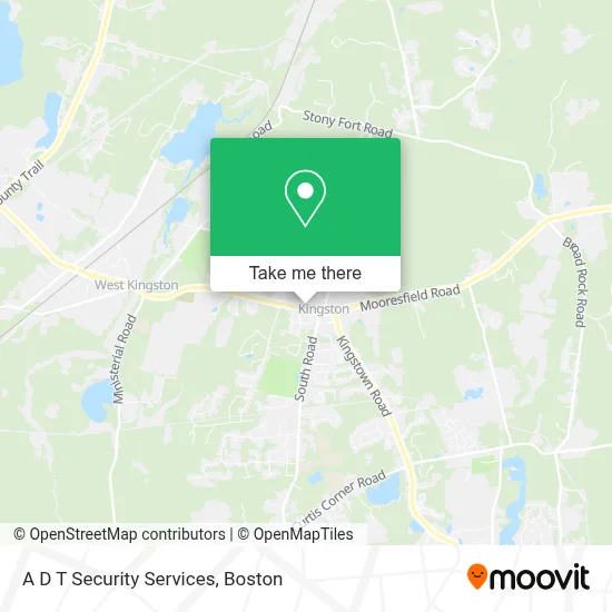 A D T Security Services map