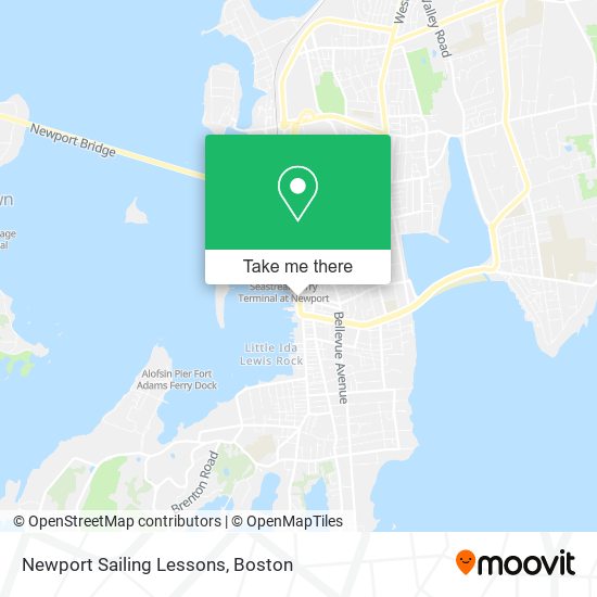 Mapa de Newport Sailing Lessons