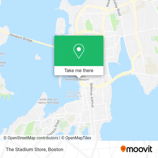 The Stadium Store map