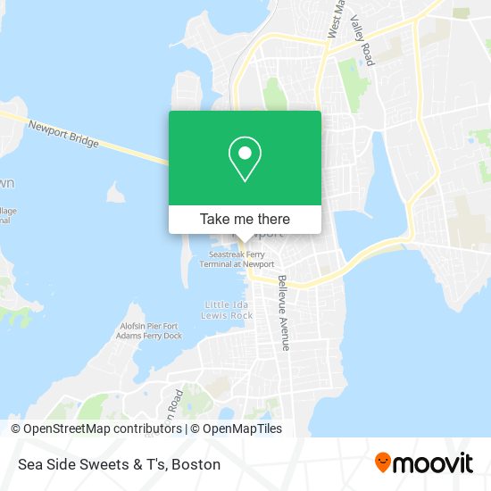 Mapa de Sea Side Sweets & T's