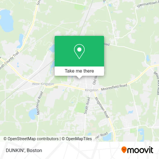 DUNKIN' map
