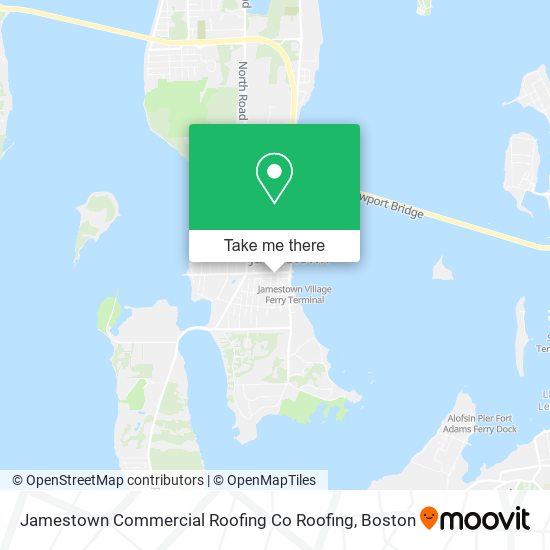 Jamestown Commercial Roofing Co Roofing map
