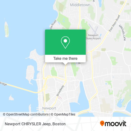 Newport CHRYSLER Jeep map