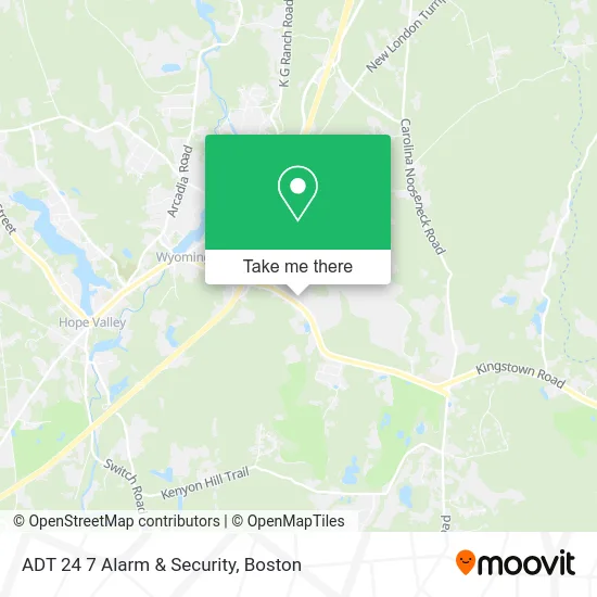 ADT 24 7 Alarm & Security map