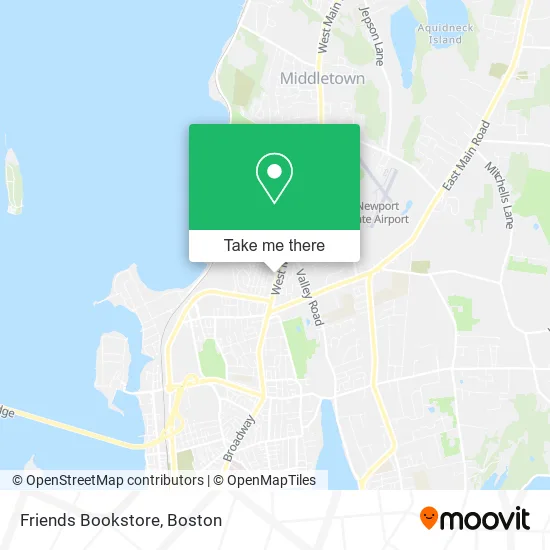 Mapa de Friends Bookstore