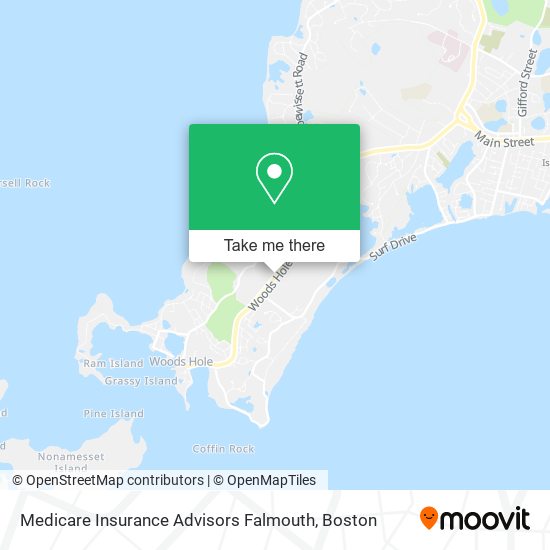 Mapa de Medicare Insurance Advisors Falmouth