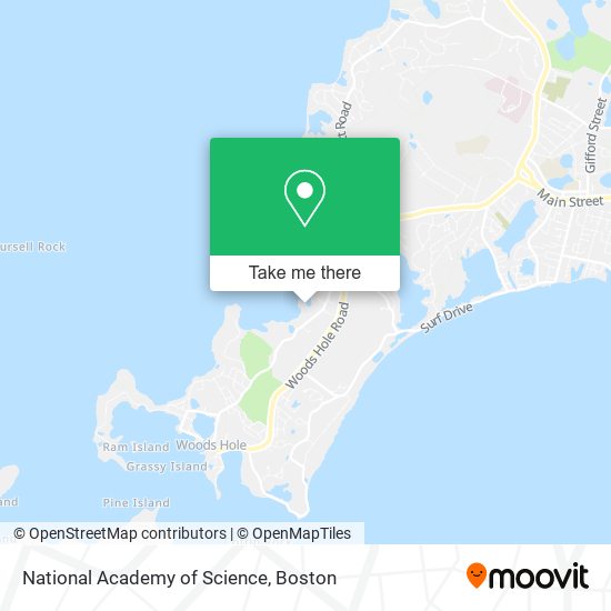 National Academy of Science map
