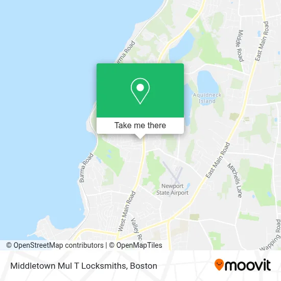 Middletown Mul T Locksmiths map