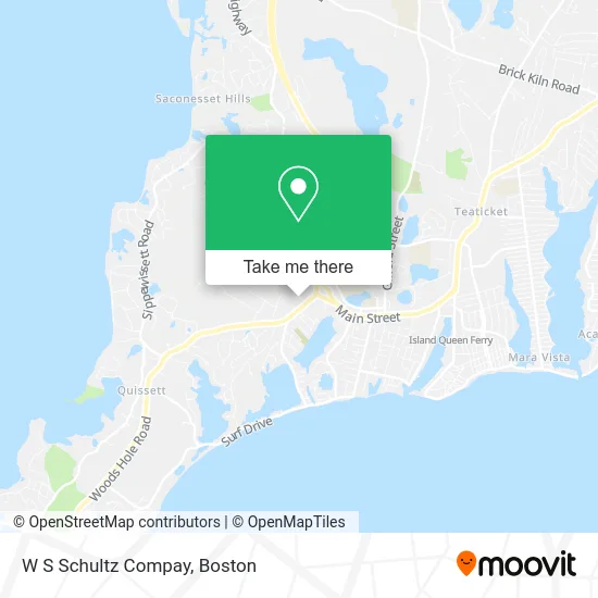 W S Schultz Compay map